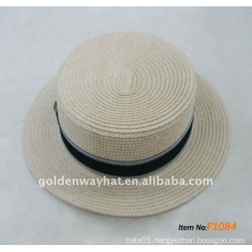 fashion paper hat top flat hats panama hats cheap for promotional